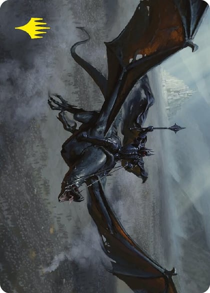 Lord of the Nazgul Art Card (Gold-Stamped Signature), Art Series: Universes Beyond: The Lord of the Rings: Tales of Middle-earth 64