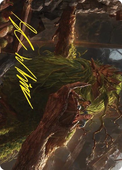 Treebeard, Gracious Host Art Card (Gold-Stamped Signature), Art Series: Universes Beyond: The Lord of the Rings: Tales of Middle-earth 67