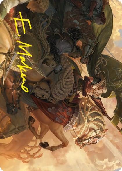 Marshal's Anthem Art Card (Gold-Stamped Signature), Art Series: Universes Beyond: The Lord of the Rings: Tales of Middle-earth 68