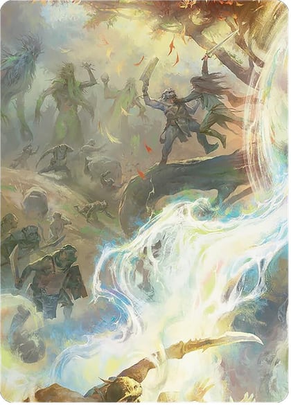 Arboreal Alliance Art Card, Art Series: Universes Beyond: The Lord of the Rings: Tales of Middle-earth 7