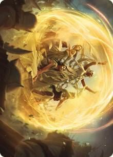 Heroic Intervention Art Card, Art Series: Universes Beyond: The Lord of the Rings: Tales of Middle-earth 73