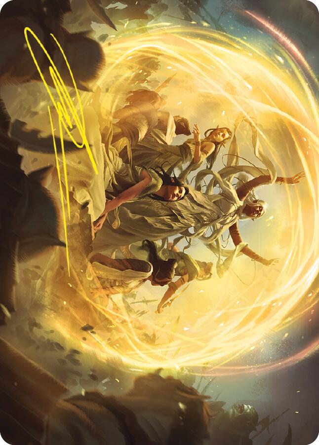 Heroic Intervention Art Card (Gold-Stamped Signature), Art Series: Universes Beyond: The Lord of the Rings: Tales of Middle-earth 73