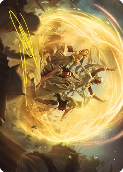 Heroic Intervention Art Card (Gold-Stamped Signature), Art Series: Universes Beyond: The Lord of the Rings: Tales of Middle-earth 73
