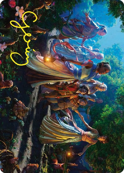 Realm Seekers Art Card (Gold-Stamped Signature), Art Series: Universes Beyond: The Lord of the Rings: Tales of Middle-earth 74