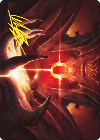 Sol Ring Art Card (Gold-Stamped Signature), Art Series: Universes Beyond: The Lord of the Rings: Tales of Middle-earth 76