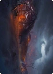 Field of Ruin Art Card, Art Series: Universes Beyond: The Lord of the Rings: Tales of Middle-earth 77