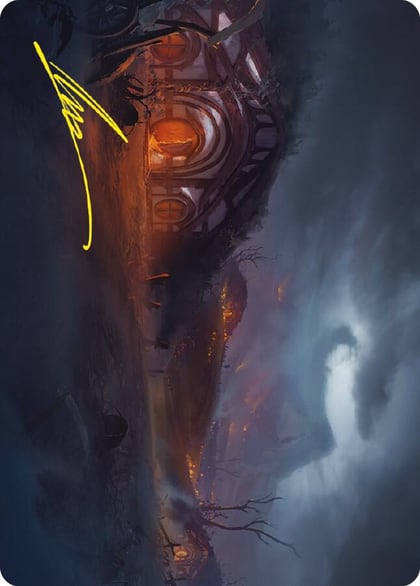 Field of Ruin Art Card (Gold-Stamped Signature), Art Series: Universes Beyond: The Lord of the Rings: Tales of Middle-earth 77