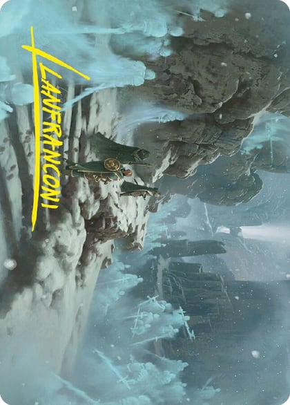 Ghost Quarter Art Card (Gold-Stamped Signature), Art Series: Universes Beyond: The Lord of the Rings: Tales of Middle-earth 78