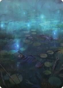 The Dead Marshes Art Card, Art Series: Universes Beyond: The Lord of the Rings: Tales of Middle-earth 79