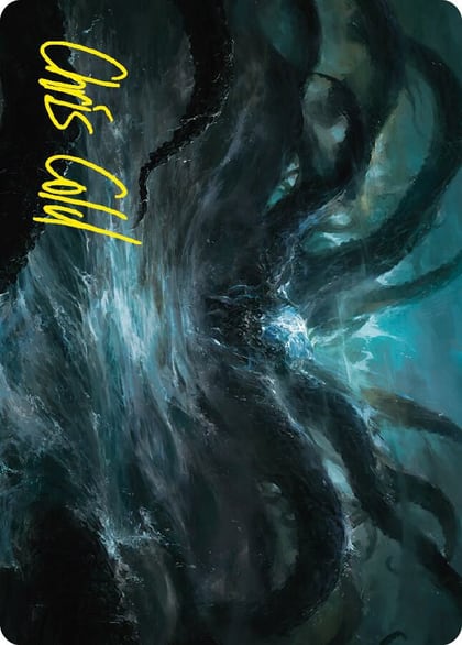 The Watcher in the Water Art Card (Gold-Stamped Signature), Art Series: Universes Beyond: The Lord of the Rings: Tales of Middle-earth 7