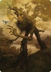 Treefolk Token Art Card, Art Series: Universes Beyond: The Lord of the Rings: Tales of Middle-earth 81