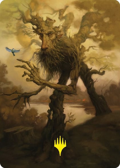 Treefolk Token Art Card (Gold-Stamped Signature), Art Series: Universes Beyond: The Lord of the Rings: Tales of Middle-earth 81