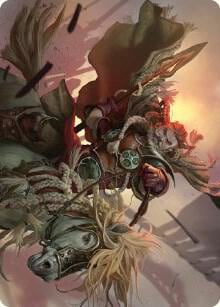 Eomer of the Riddermark Art Card, Art Series: Universes Beyond: The Lord of the Rings: Tales of Middle-earth 9