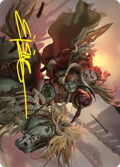 Eomer of the Riddermark Art Card (Gold-Stamped Signature), Art Series: Universes Beyond: The Lord of the Rings: Tales of Middle-earth 9