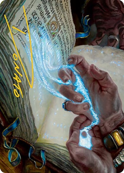 Mystic Redaction Art Card (Gold-Stamped Signature), Art Series: Modern Horizons 2 16