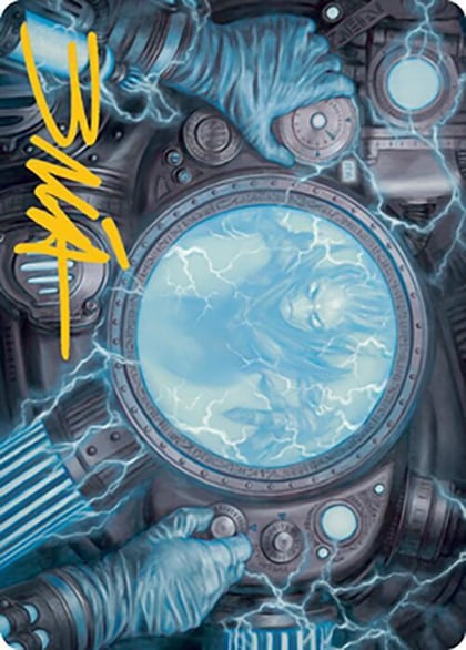 Recalibrate Art Card (Gold-Stamped Signature), Art Series: Modern Horizons 2 17