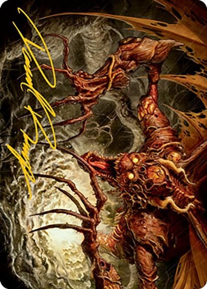 Archfiend of Sorrows Art Card (Gold-Stamped Signature), Art Series: Modern Horizons 2 26