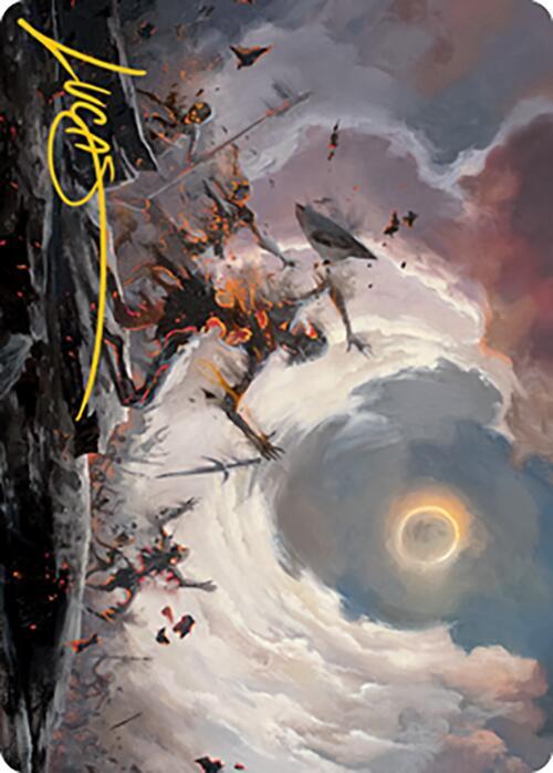 Damn Art Card (Gold-Stamped Signature), Art Series: Modern Horizons 2 28