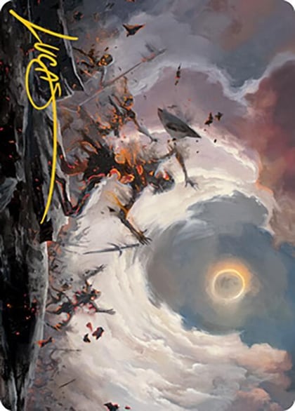 Damn Art Card (Gold-Stamped Signature), Art Series: Modern Horizons 2 28
