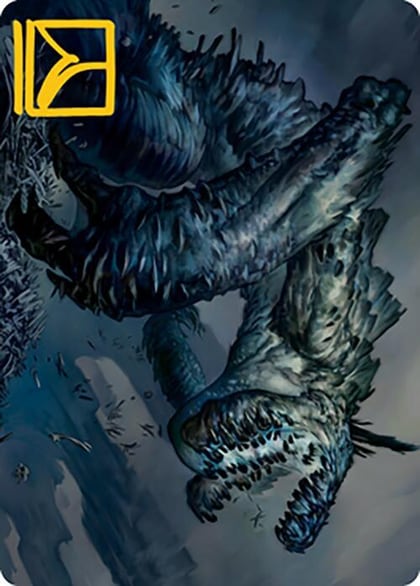 Necrogoyf Art Card (Gold-Stamped Signature), Art Series: Modern Horizons 2 31