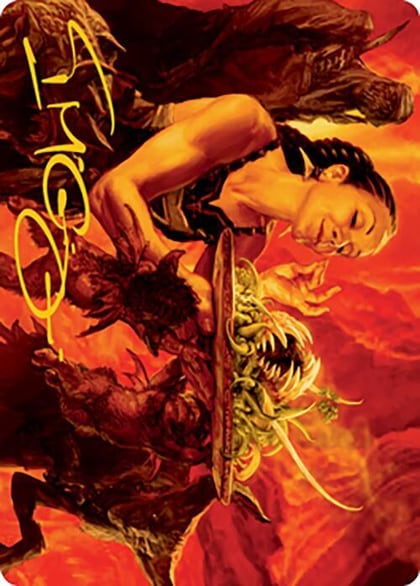 Chef's Kiss Art Card (Gold-Stamped Signature), Art Series: Modern Horizons 2 34