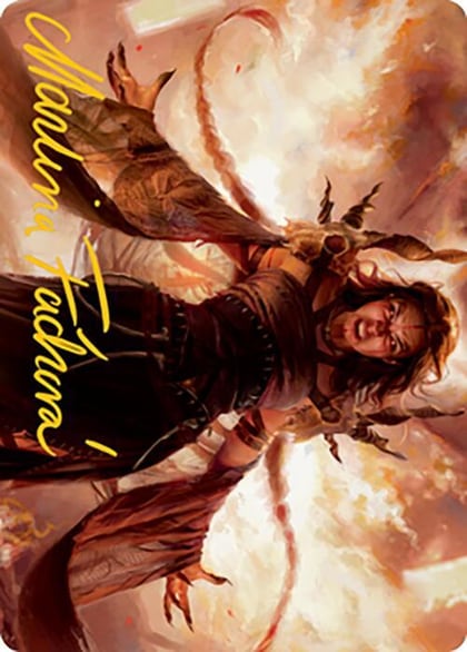 Dragon's Rage Channeler Art Card (Gold-Stamped Signature), Art Series: Modern Horizons 2 35