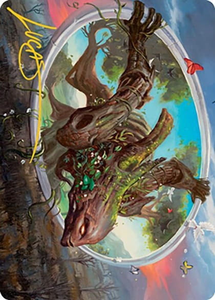 Gaea's Will Art Card (Gold-Stamped Signature), Art Series: Modern Horizons 2 38