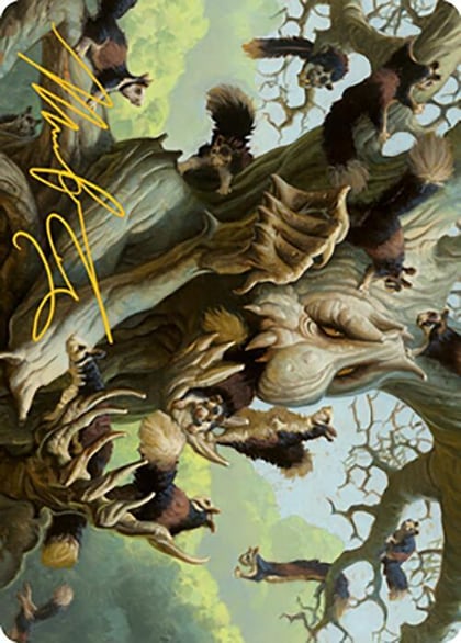 Scurry Oak Art Card (Gold-Stamped Signature), Art Series: Modern Horizons 2 40