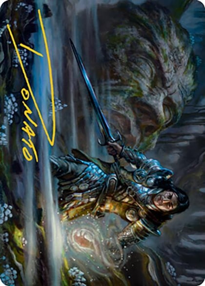 Carth the Lion Art Card (Gold-Stamped Signature), Art Series: Modern Horizons 2 47