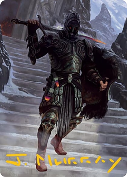 Dakkon, Shadow Slayer Art Card (49/81) (Gold-Stamped Signature), Art Series: Modern Horizons 2 49