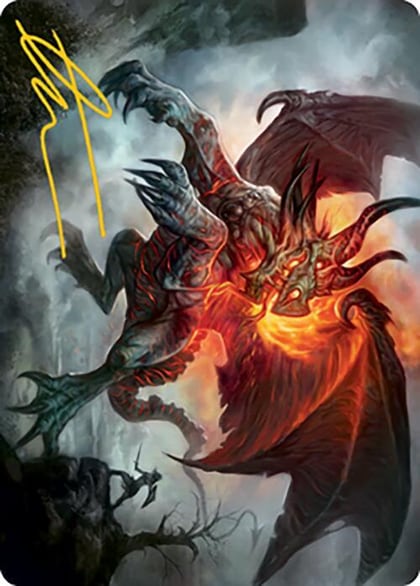 Piru, the Volatile Art Card (Gold-Stamped Signature), Art Series: Modern Horizons 2 58