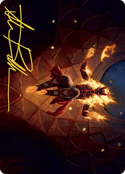 Yusri, Fortune's Flame Art Card (Gold-Stamped Signature), Art Series: Modern Horizons 2 60