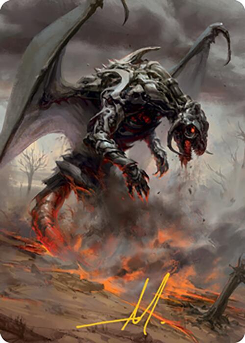 Scion of Draco Art Card (Gold-Stamped Signature), Art Series: Modern Horizons 2 62