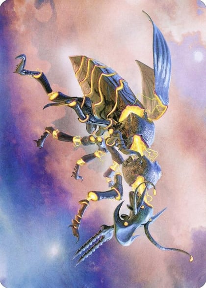 Zabaz, the Glimmerwasp Art Card, Art Series: Modern Horizons 2 65