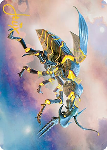 Zabaz, the Glimmerwasp Art Card (Gold-Stamped Signature), Art Series: Modern Horizons 2 65