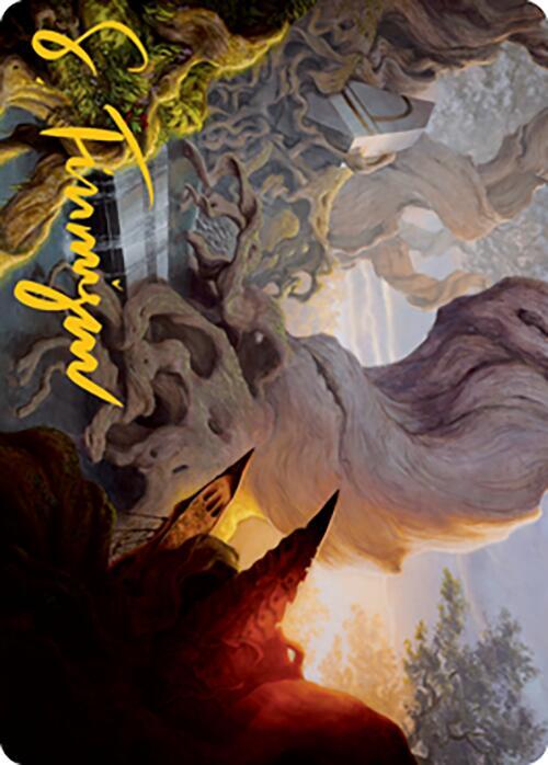 Yavimaya, Cradle of Growth Art Card (Gold-Stamped Signature), Art Series: Modern Horizons 2 66