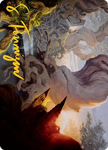 Yavimaya, Cradle of Growth Art Card (Gold-Stamped Signature), Art Series: Modern Horizons 2 66