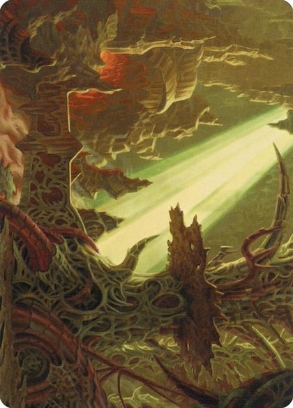 Darkmoss Bridge Art Card, Art Series: Modern Horizons 2 72