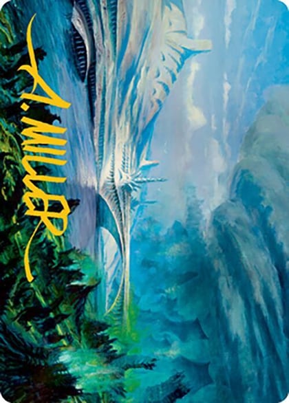 Goldmire Bridge Art Card (Gold-Stamped Signature), Art Series: Modern Horizons 2 74