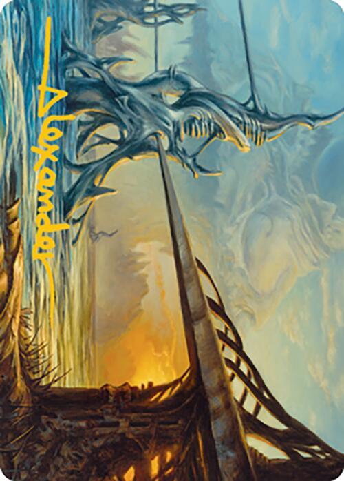 Razortide Bridge Art Card (Gold-Stamped Signature), Art Series: Modern Horizons 2 76