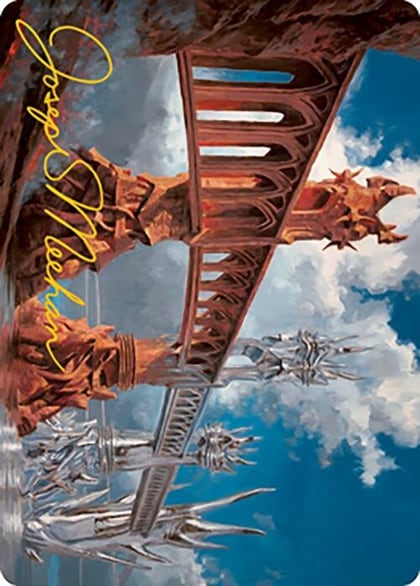 Silverbluff Bridge Art Card (Gold-Stamped Signature), Art Series: Modern Horizons 2 78