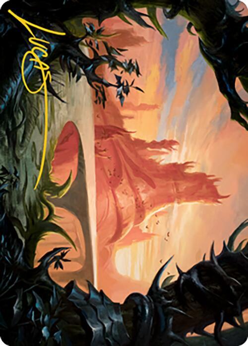 Slagwoods Bridge Art Card (Gold-Stamped Signature), Art Series: Modern Horizons 2 79
