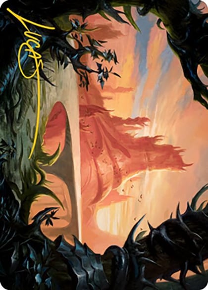 Slagwoods Bridge Art Card (Gold-Stamped Signature), Art Series: Modern Horizons 2 79