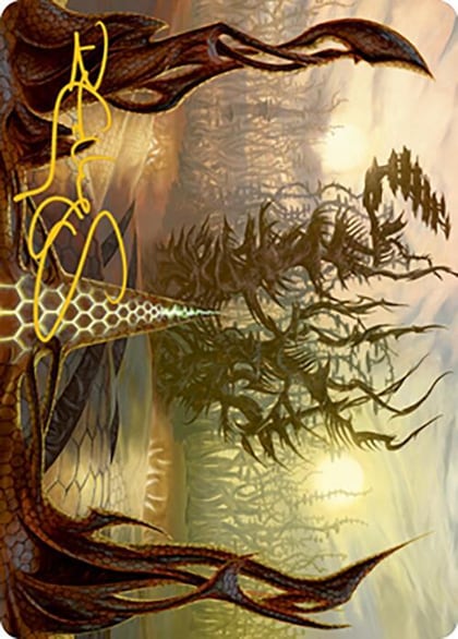 Thornglint Bridge Art Card (Gold-Stamped Signature), Art Series: Modern Horizons 2 81