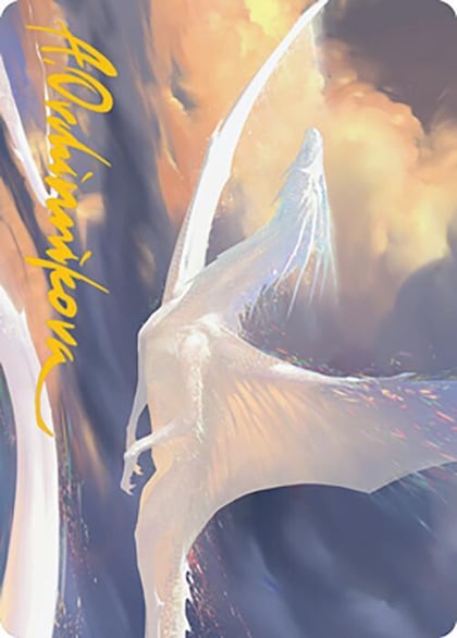 Timeless Dragon Art Card (Gold-Stamped Signature), Art Series: Modern Horizons 2 9