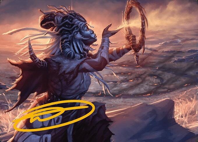 Witch Enchanter Art Card (Gold-Stamped Signature), Art Series: Modern Horizons 3 16