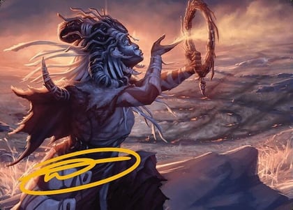 Witch Enchanter Art Card (Gold-Stamped Signature), Art Series: Modern Horizons 3 16