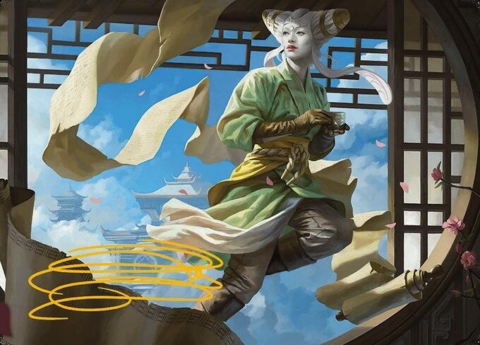 Tamiyo, Inquisitive Student Art Card (Gold-Stamped Signature), Art Series: Modern Horizons 3 17