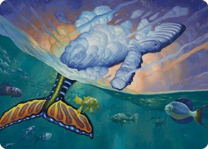 Dreamtide Whale Art Card, Art Series: Modern Horizons 3 2