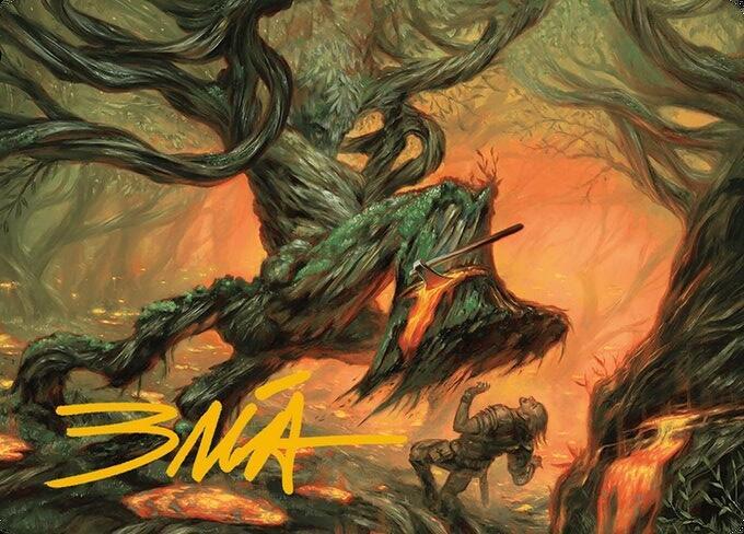 Stump Stomp Art Card (Gold-Stamped Signature), Art Series: Modern Horizons 3 20